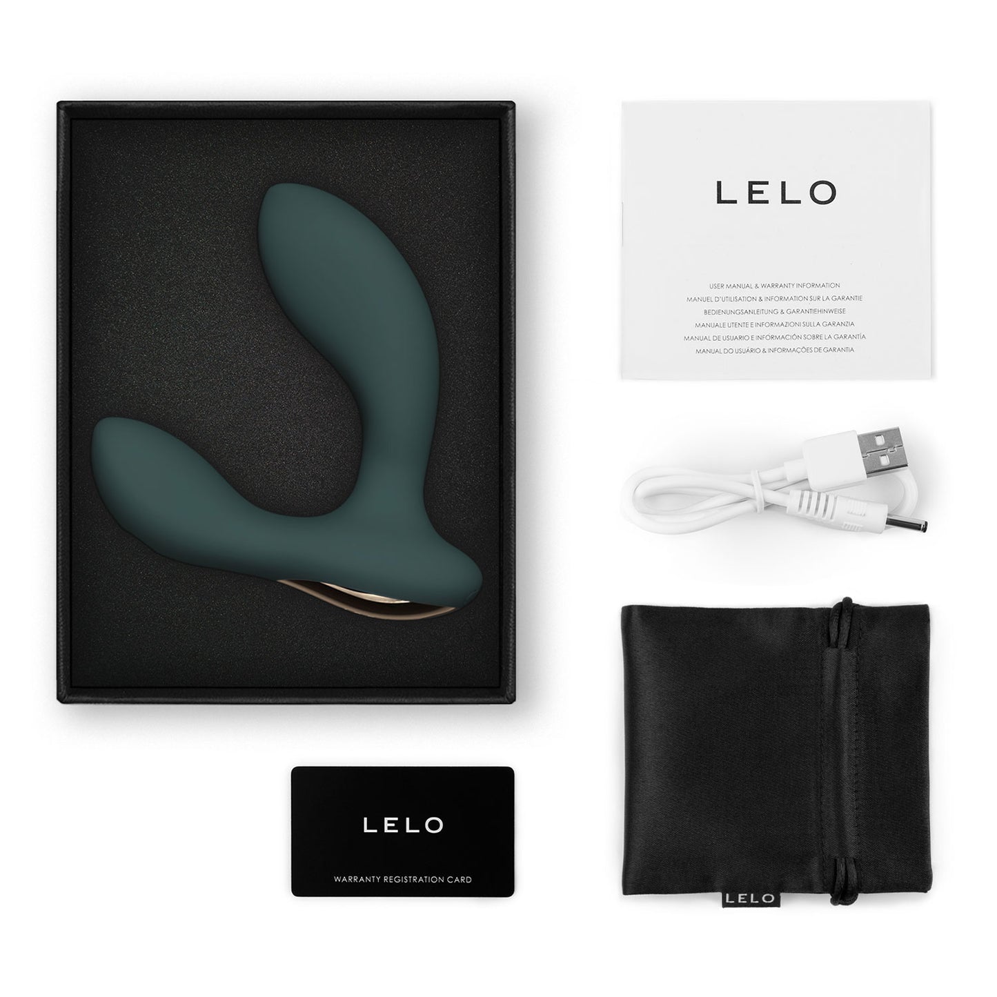 Lelo - Hugo 2 App-Controlled Prostate Massager Green