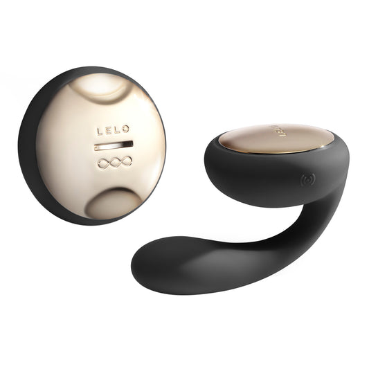 Lelo - Ida Remote Control Rechargeable Rotating Couple Vibrator Black