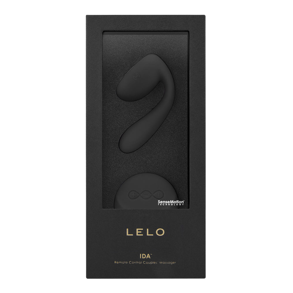 Lelo - Ida Remote Control Rechargeable Rotating Couple Vibrator Black