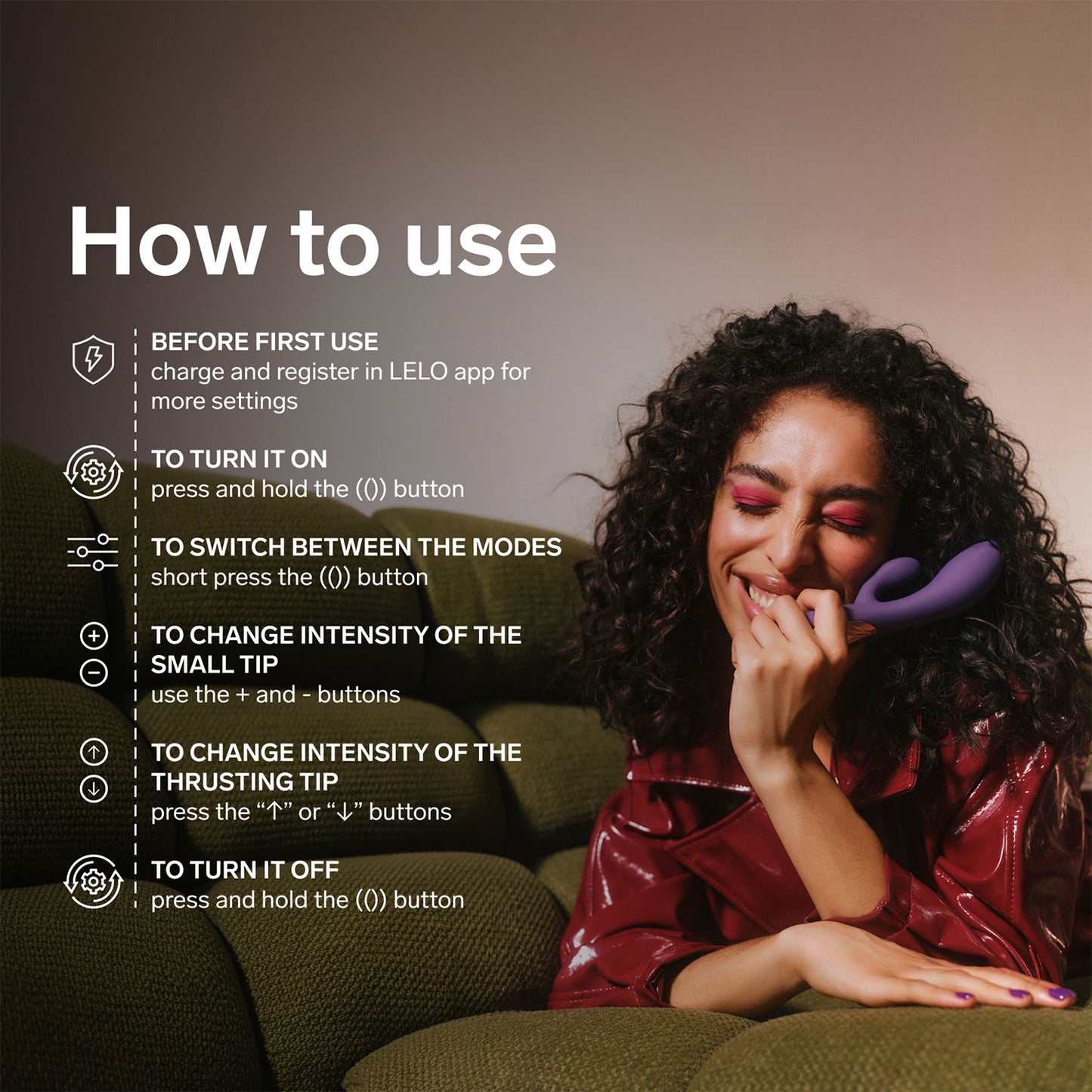 LELO - Ina Thrust App-Controlled Rabbit Vibrator (Pre-order)