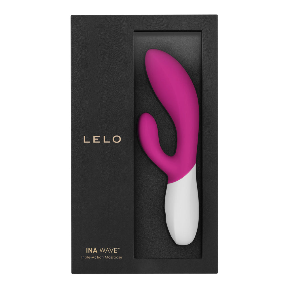 Lelo - Ina Wave Rechargeable Rabbit Vibrator Hot Pink