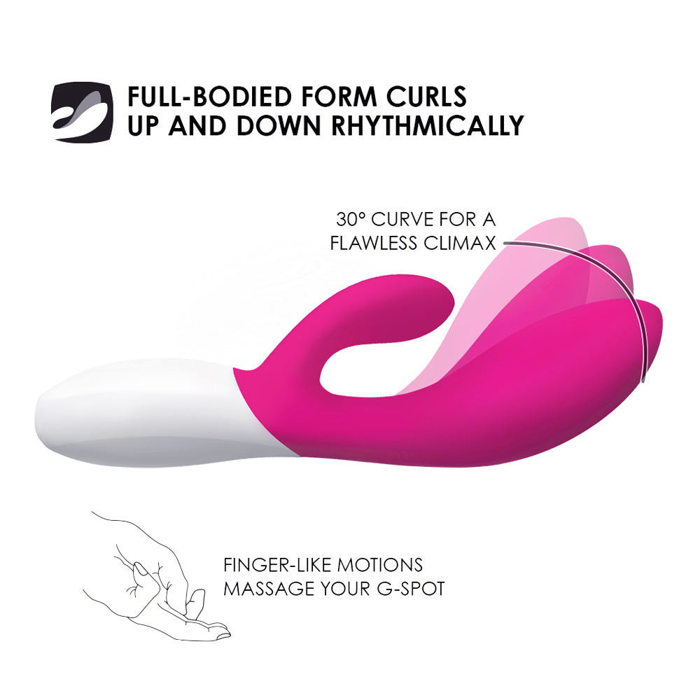 Lelo - Ina Wave Rechargeable Rabbit Vibrator Hot Pink