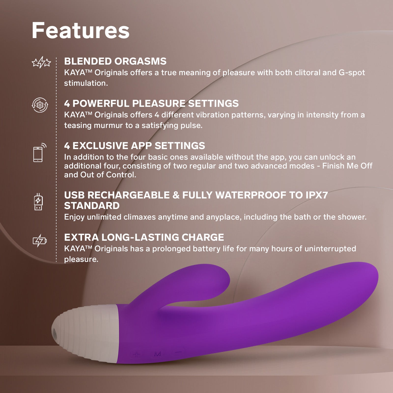 LELO KAYA Originals - App-Controlled Rabbit Vibrator