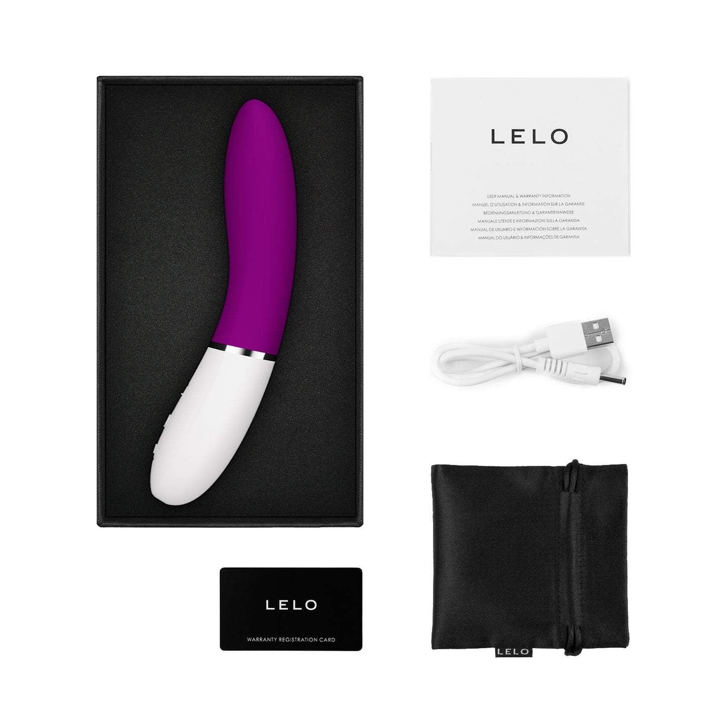 Lelo - Liv 3 Rechargeable G Spot Vibrator Deep Rose