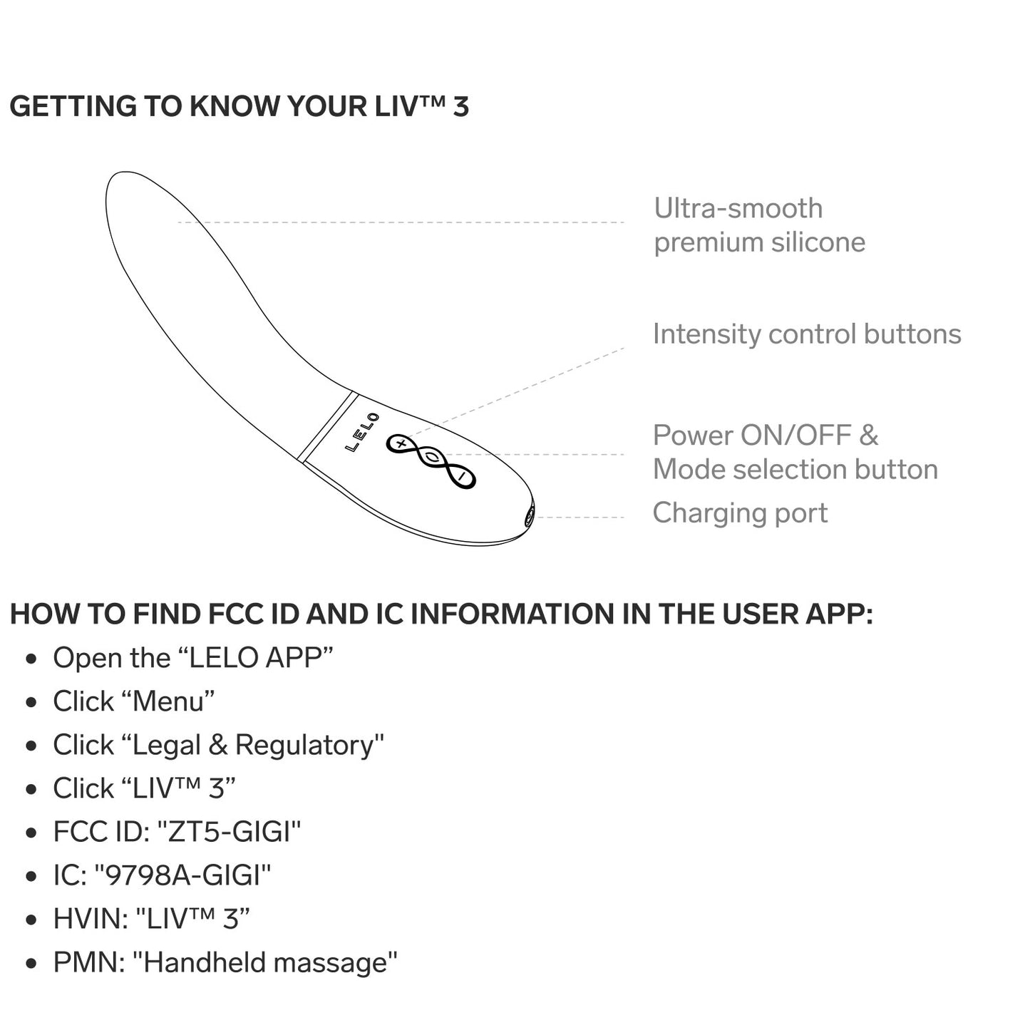 Lelo - Liv 3 Rechargeable G Spot Vibrator Deep Rose