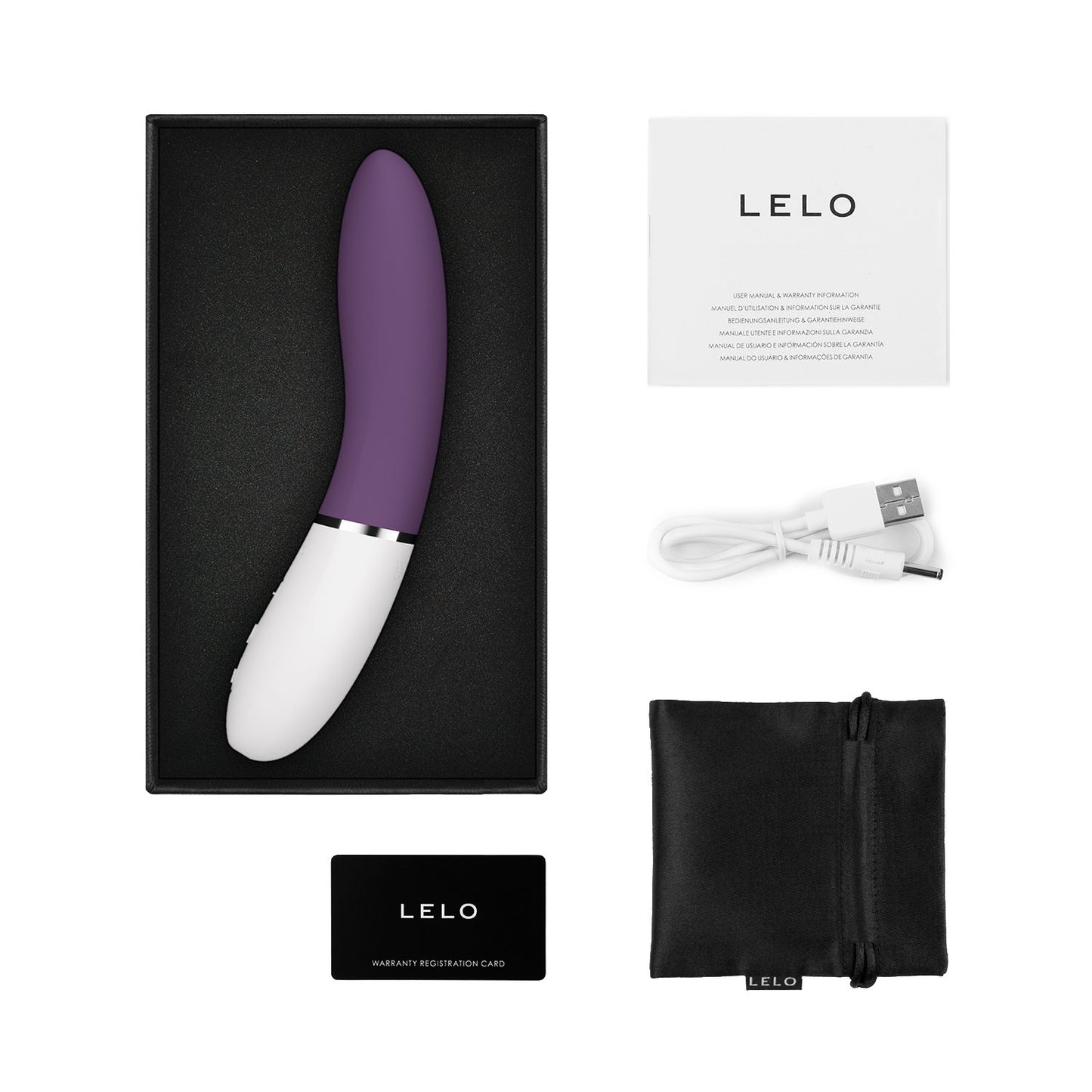 Lelo - Liv 3 Rechargeable G Spot Vibrator Plum