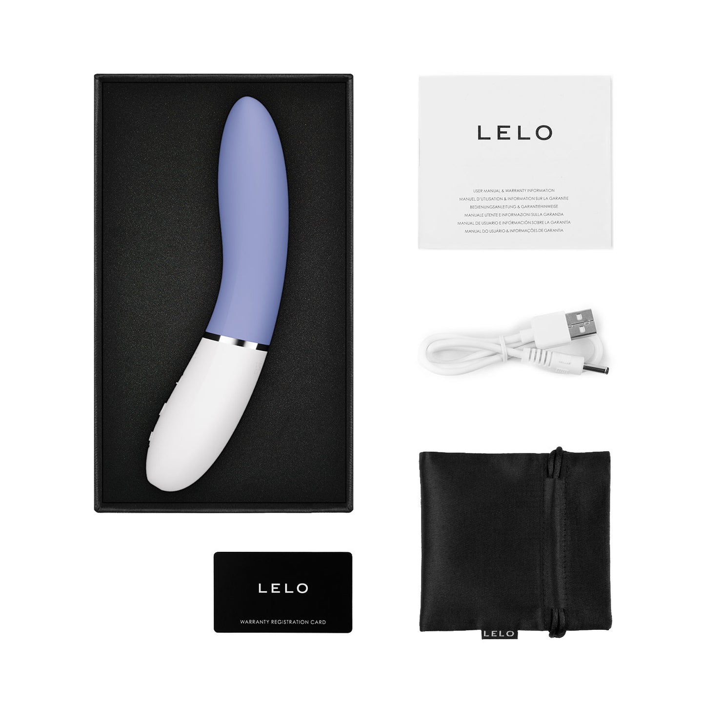 Lelo - Liv 3 Rechargeable G Spot Vibrator Powder Blue