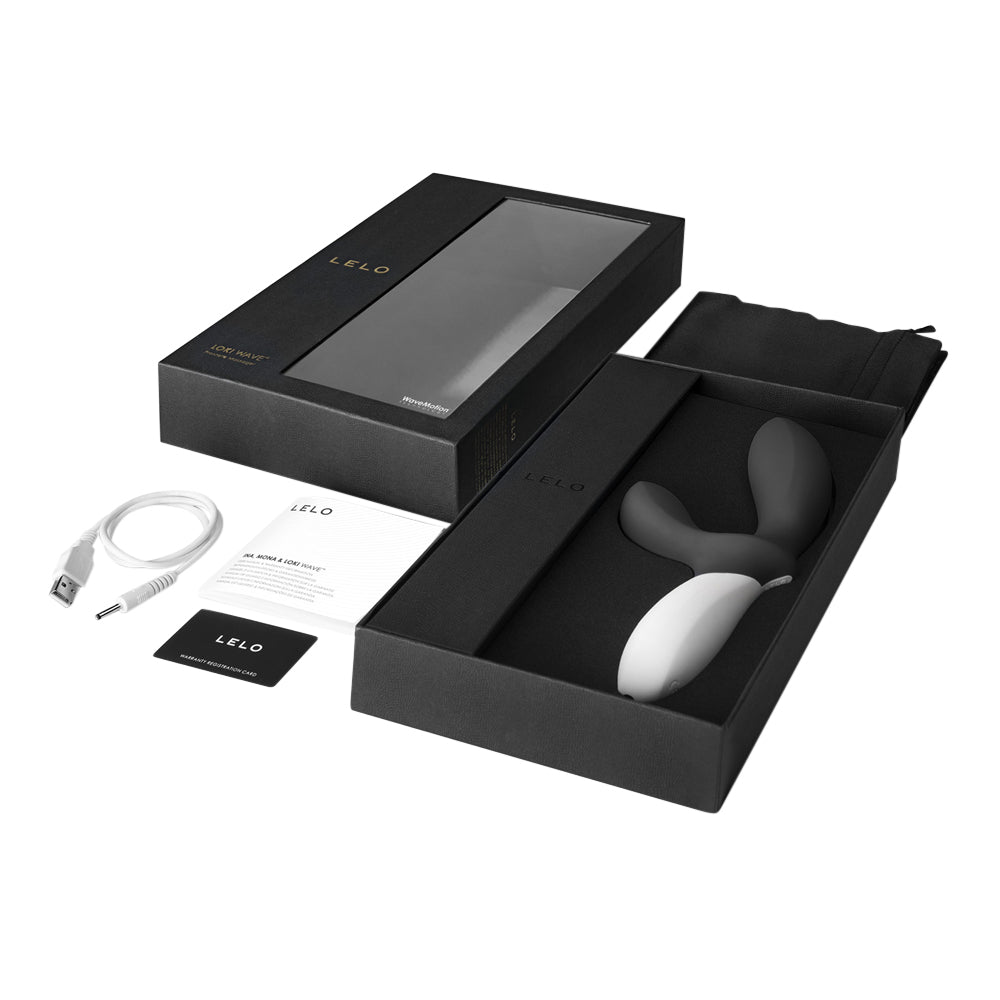 Lelo - Loki Wave Rechargeable Prostate Massager (Obsidian Black)