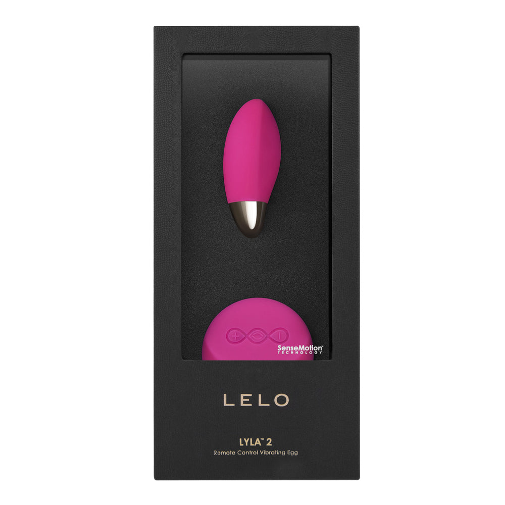 Lelo - Lyla 2 Sensemotion Remote Control Bullet Vibrator Hot Pink