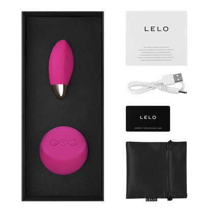 Lelo - Lyla 2 Sensemotion Remote Control Bullet Vibrator Hot Pink