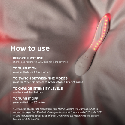 Lelo - Mona Spectra App-Controlled LED G-Spot Massager