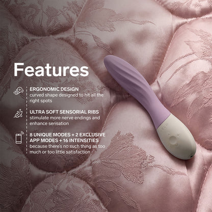 Lelo - Mona Twist App-Controlled G-Spot Vibrator Lavender