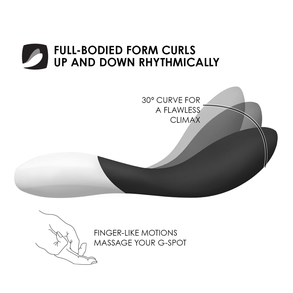 Lelo - Mona Wave Rechargeable G Spot Vibrator Black