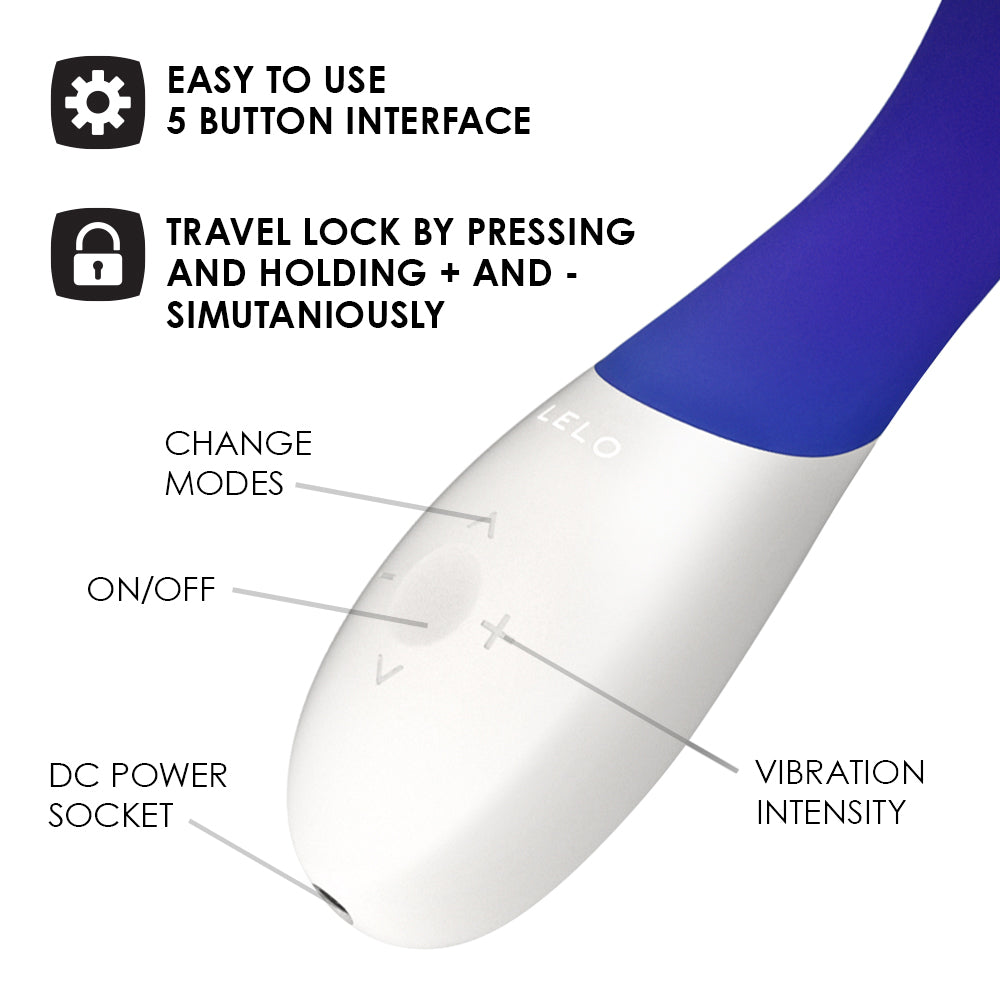 Lelo - Mona Wave Rechargeable G Spot Vibrator Blue