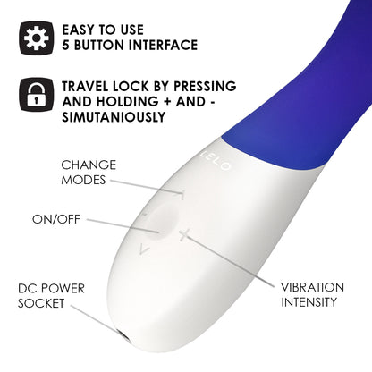 Lelo - Mona Wave Rechargeable G Spot Vibrator Blue