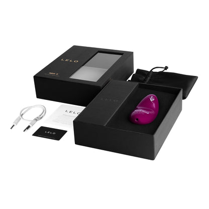 Lelo - Nea 2 Travel Friendly Rechargeable Clitoral Vibrator (Deep Rose)