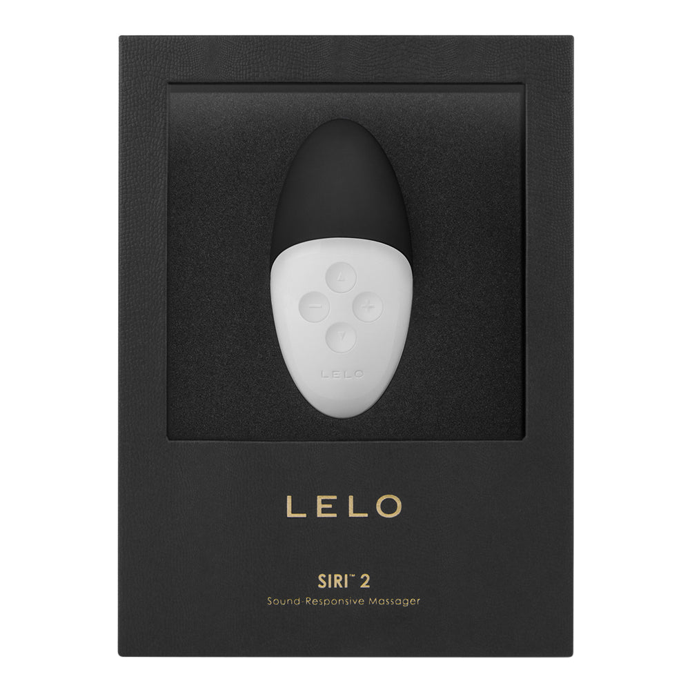 Lelo - Siri 2 Sound-Responsive Rechargeable Clitoral Vibrator Black