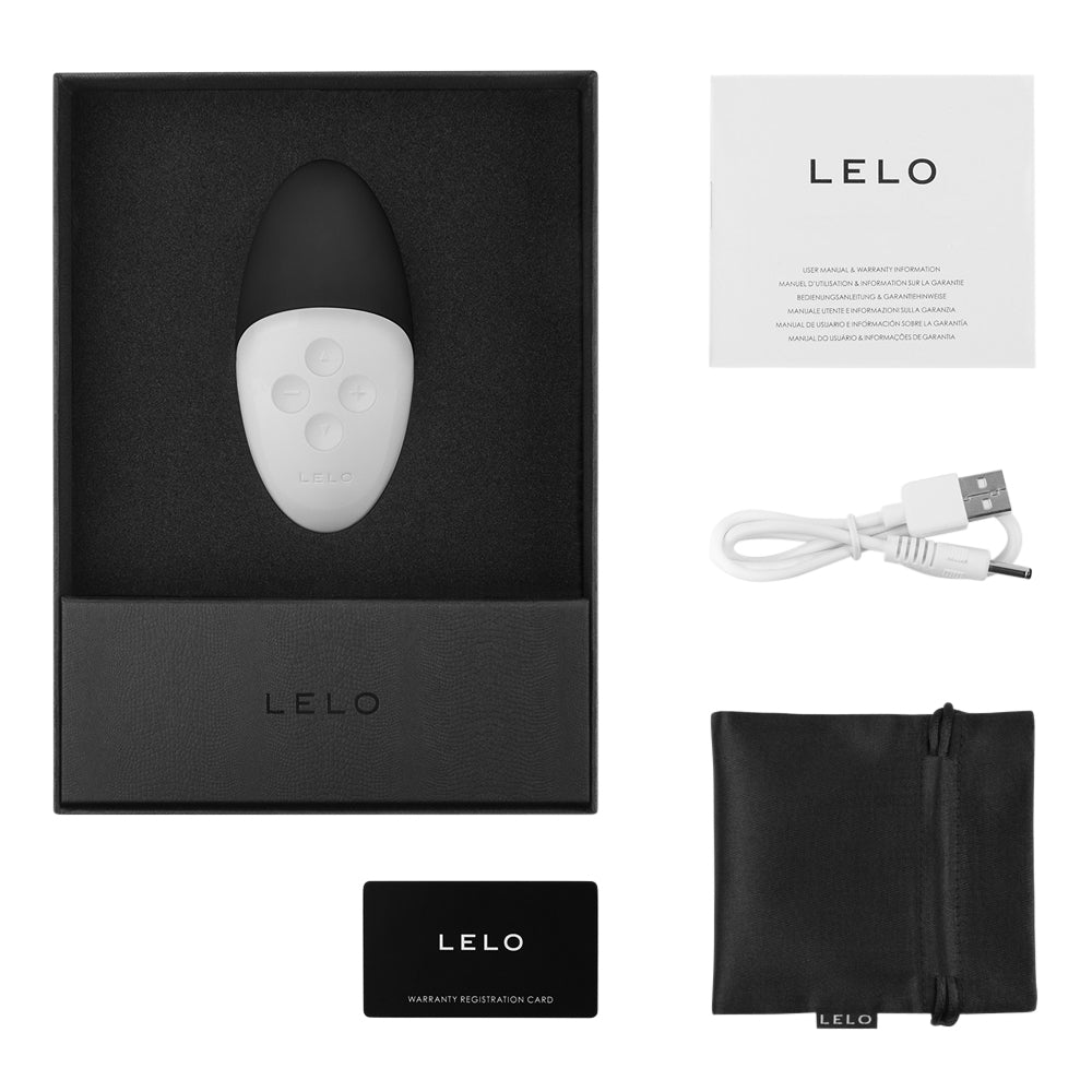 Lelo - Siri 2 Sound-Responsive Rechargeable Clitoral Vibrator Black