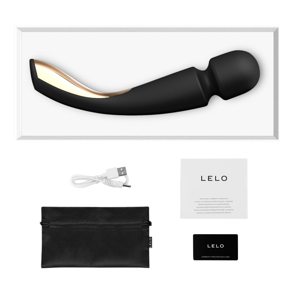 Lelo - Smart Wand 2 Large Rechargeable Body Massager Black