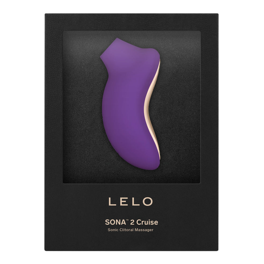 Lelo - Sona 2 Cruise Rechargeable Sonic Clitoral Massager (Purple) (Free Lube)