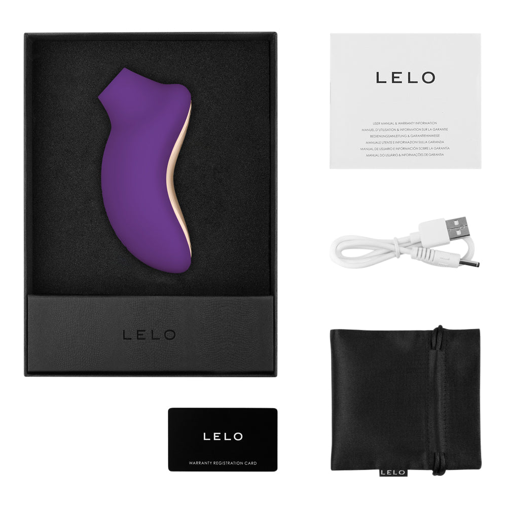 Lelo - Sona 2 Cruise Rechargeable Sonic Clitoral Massager (Purple) (Free Lube)