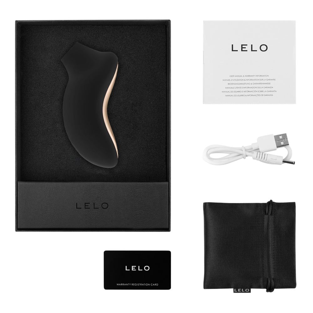 Lelo - Sona 2 Rechargeable Sonic Clitoral Massager (Black)