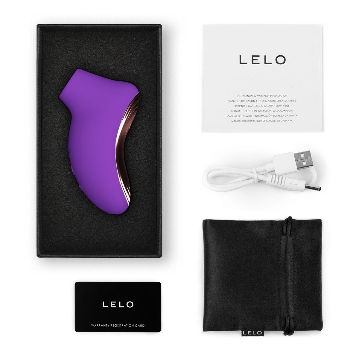 Lelo - Sona 2 Travel Sonic Clitoral Massager Purple