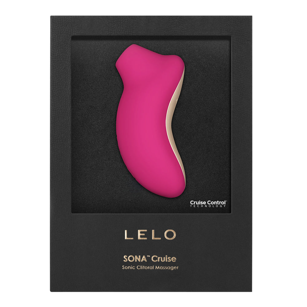 Lelo - Sona Cruise Rechargeable Sonic Clitoral Massager (Cerise)