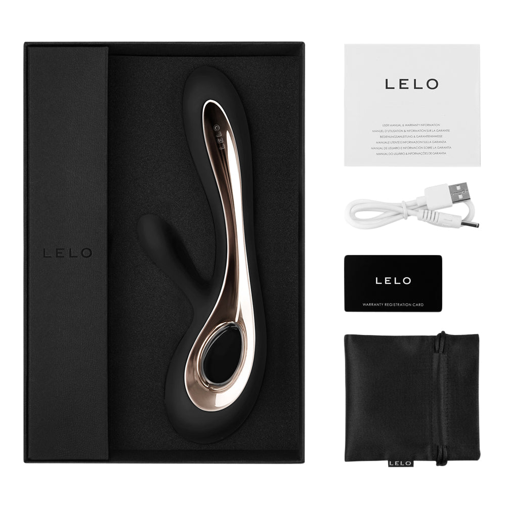 Lelo - Soraya 2 Luxury Rechargeable Rabbit Vibrator Black