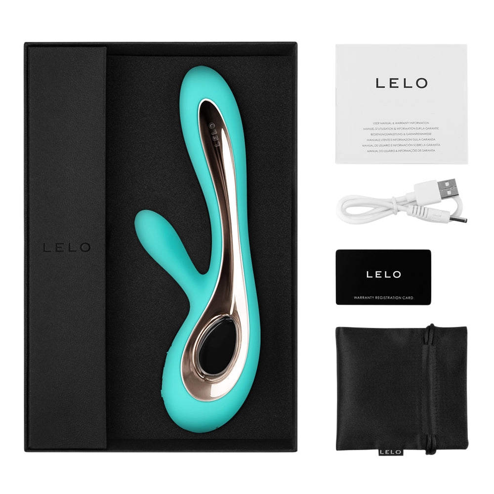 Lelo - Soraya 2 Luxury Rechargeable Rabbit Vibrator (Aqua)