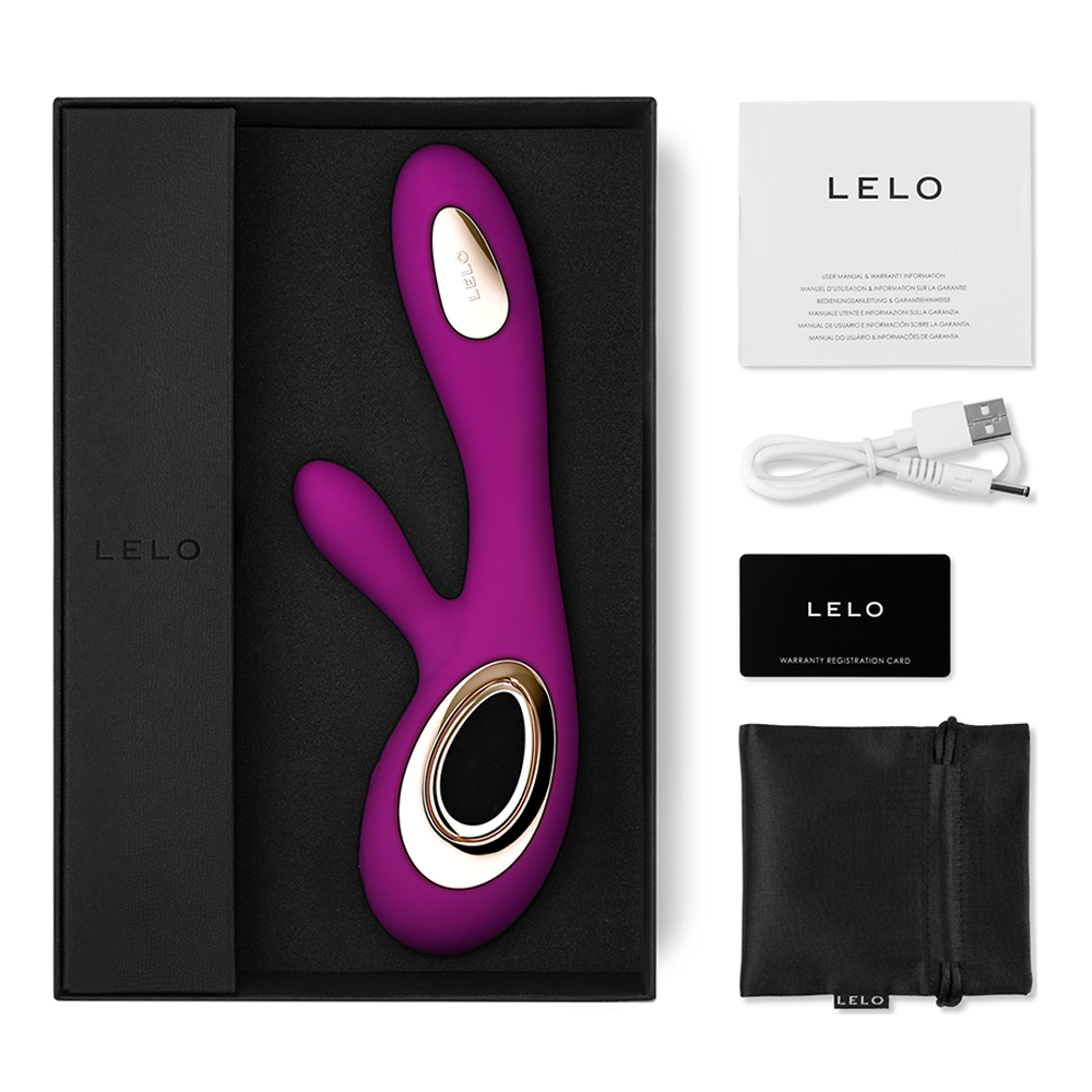 Lelo - Soraya Wave Rabbit Vibrator (Deep Rose)