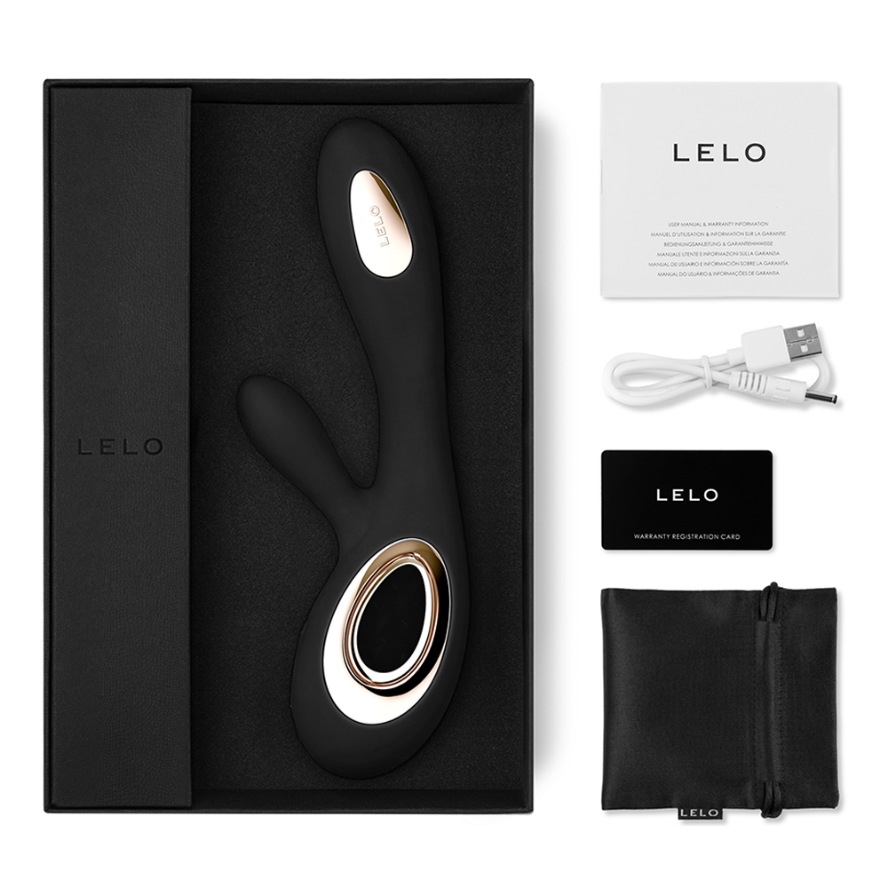 Lelo - Soraya Wave Rabbit Vibrator (Black)