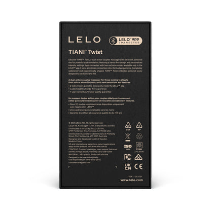 LELO - Tiani Twist App-Controlled Couples Vibrator