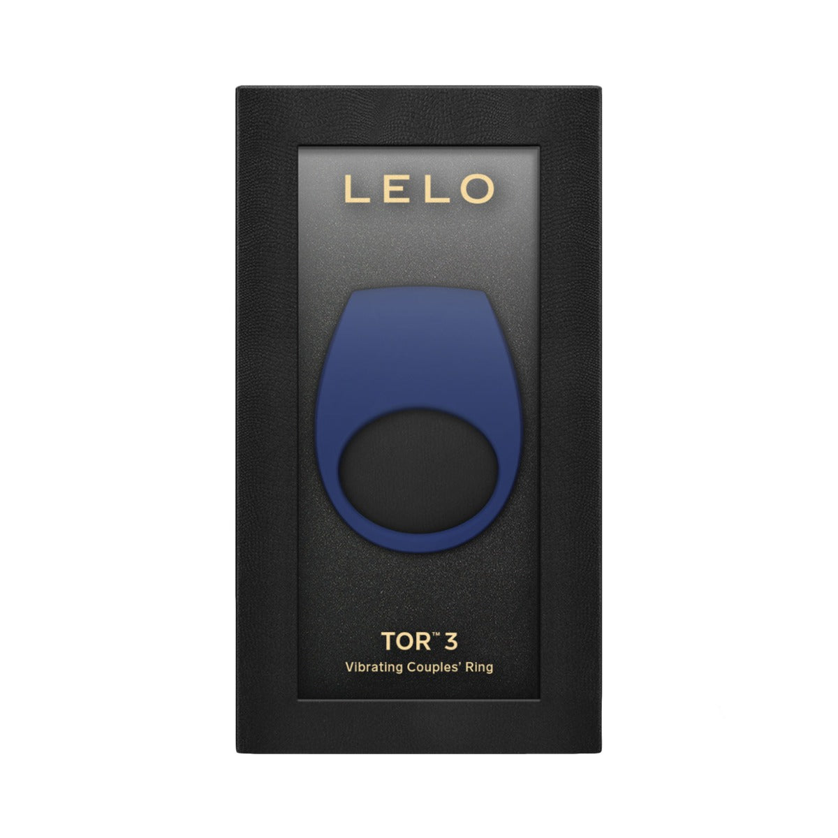 Lelo - Tor 3 App-Controlled Vibrating Couple's Ring Base Blue (Free Massage Candle)