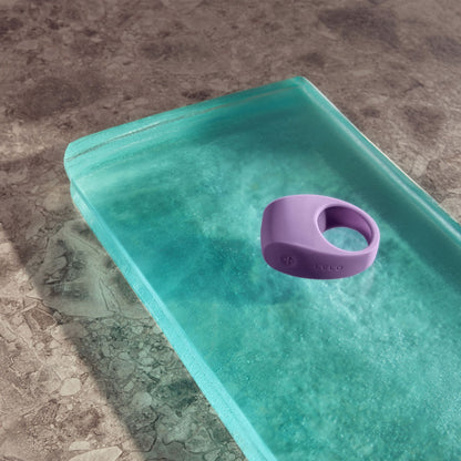 Lelo - Tor 3 App-Controlled Vibrating Couple's Ring Violet Dusk (Free Massage Candle)