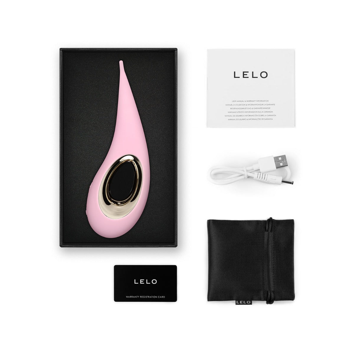 Lelo - Dot Rechargeable Clitoral Pinpoint Vibrator (Pink)