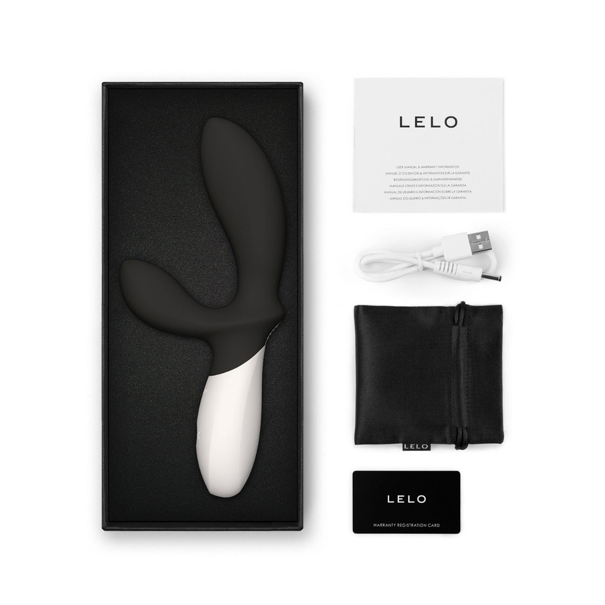 Lelo - Loki Wave 2 Vibrating Prostate Massager Black