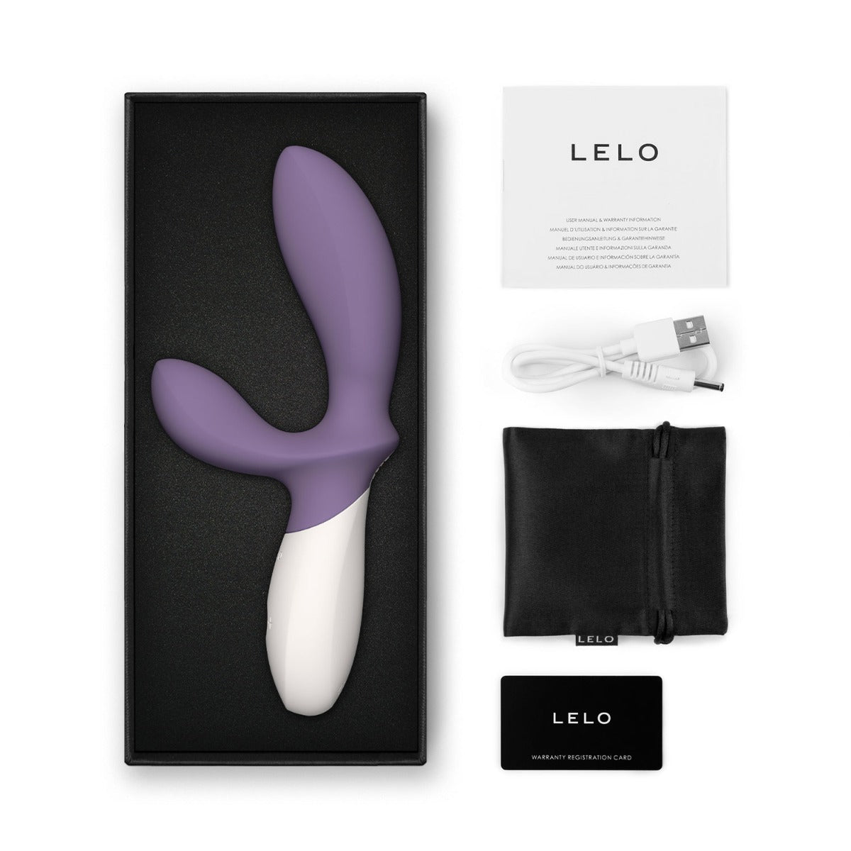 Lelo - Loki Wave 2 Vibrating Prostate Massager Violet Dust