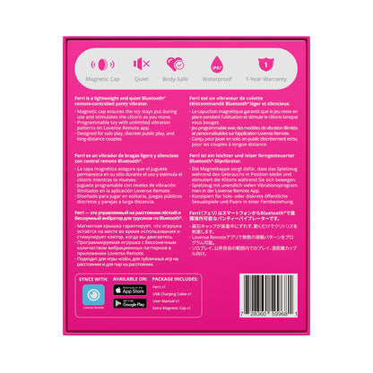 Lovense Ferri – Vibrator Seluar Dalam Magnetik Terkawal Aplikasi