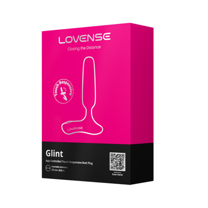 Lovense - Glint App-Controlled Touch-Responsive Butt Plug