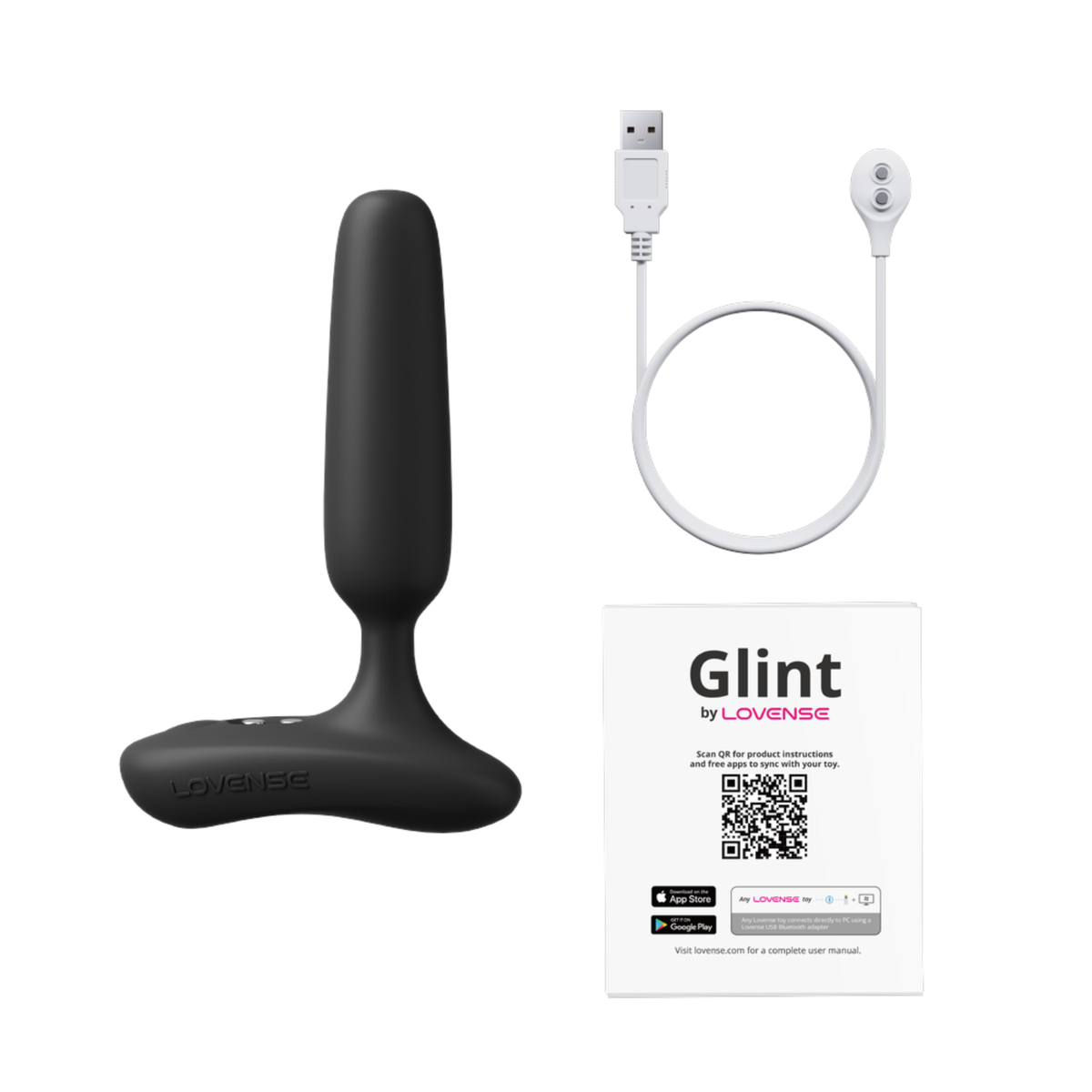 Lovense - Glint App-Controlled Touch-Responsive Butt Plug