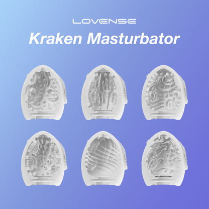 Lovense - Kraken Soft Stretchy Egg Masturbator Pack of 6