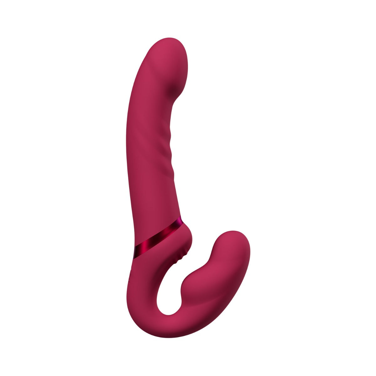 Lovense - Lapis App-Controlled Flexible Double-ended Vibrating Strapless Strap-on Dildo