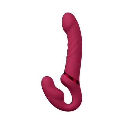 Lovense - Lapis App-Controlled Flexible Double-ended Vibrating Strapless Strap-on Dildo