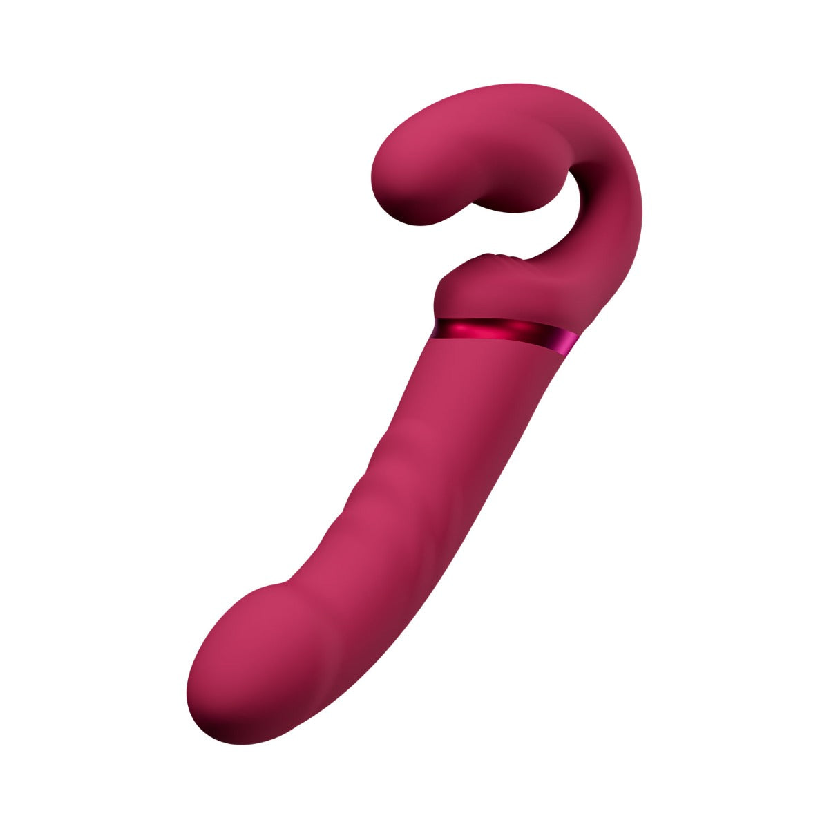 Lovense - Lapis App-Controlled Flexible Double-ended Vibrating Strapless Strap-on Dildo