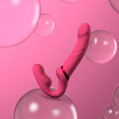 Lovense - Lapis App-Controlled Flexible Double-ended Vibrating Strapless Strap-on Dildo