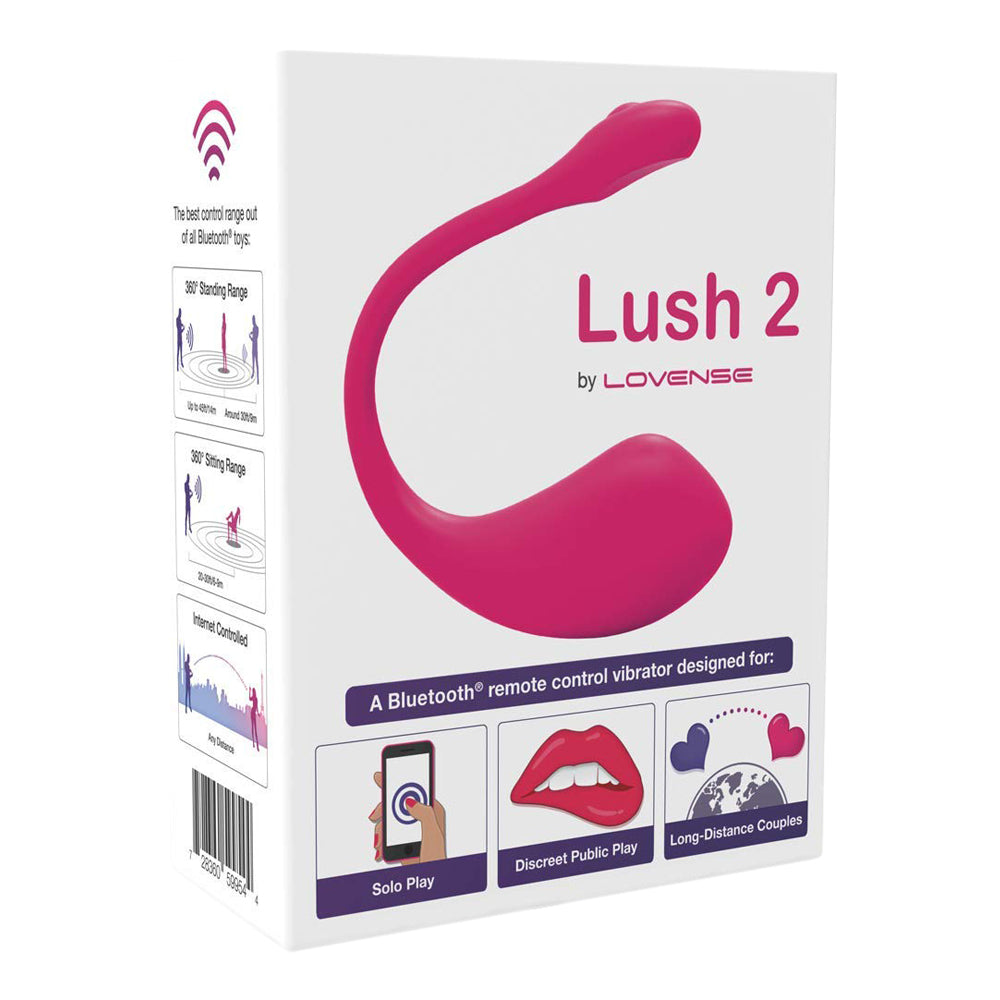 Lovense - Lush Gen 2 App Controlled Silicone Bullet Egg Vibrator