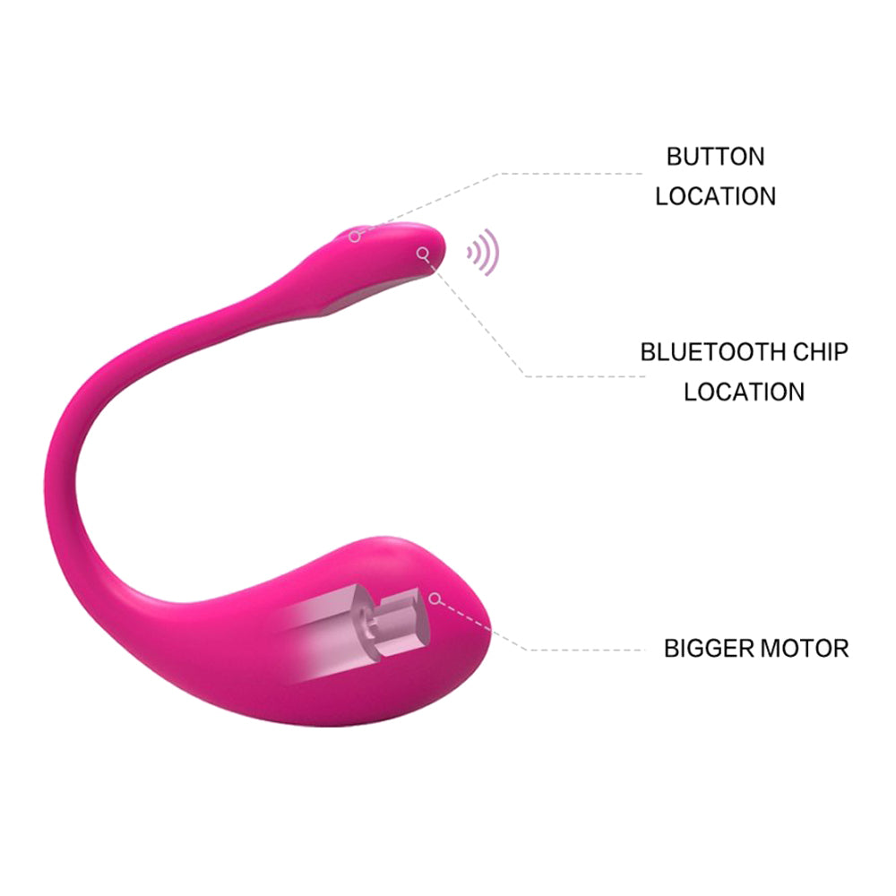 Lovense - Lush Gen 2 App Controlled Silicone Bullet Egg Vibrator