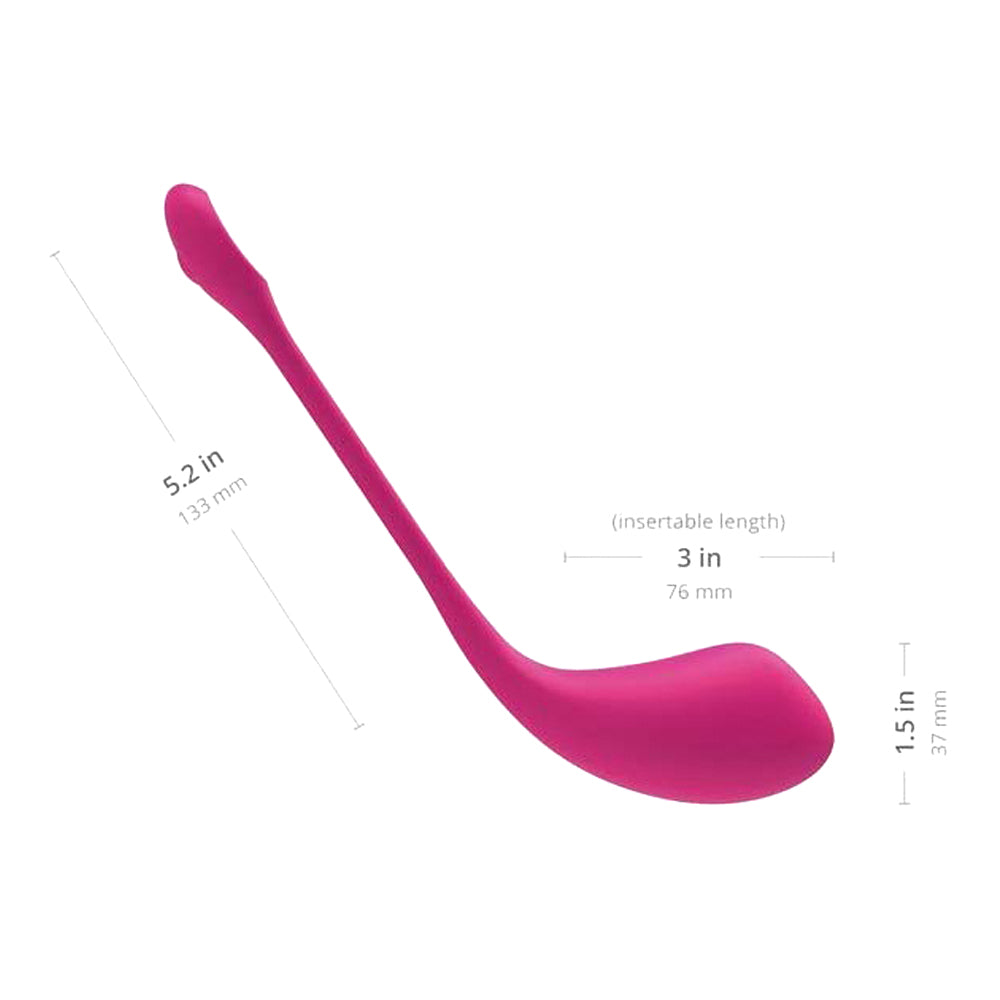 Lovense - Lush Gen 2 App Controlled Silicone Bullet Egg Vibrator