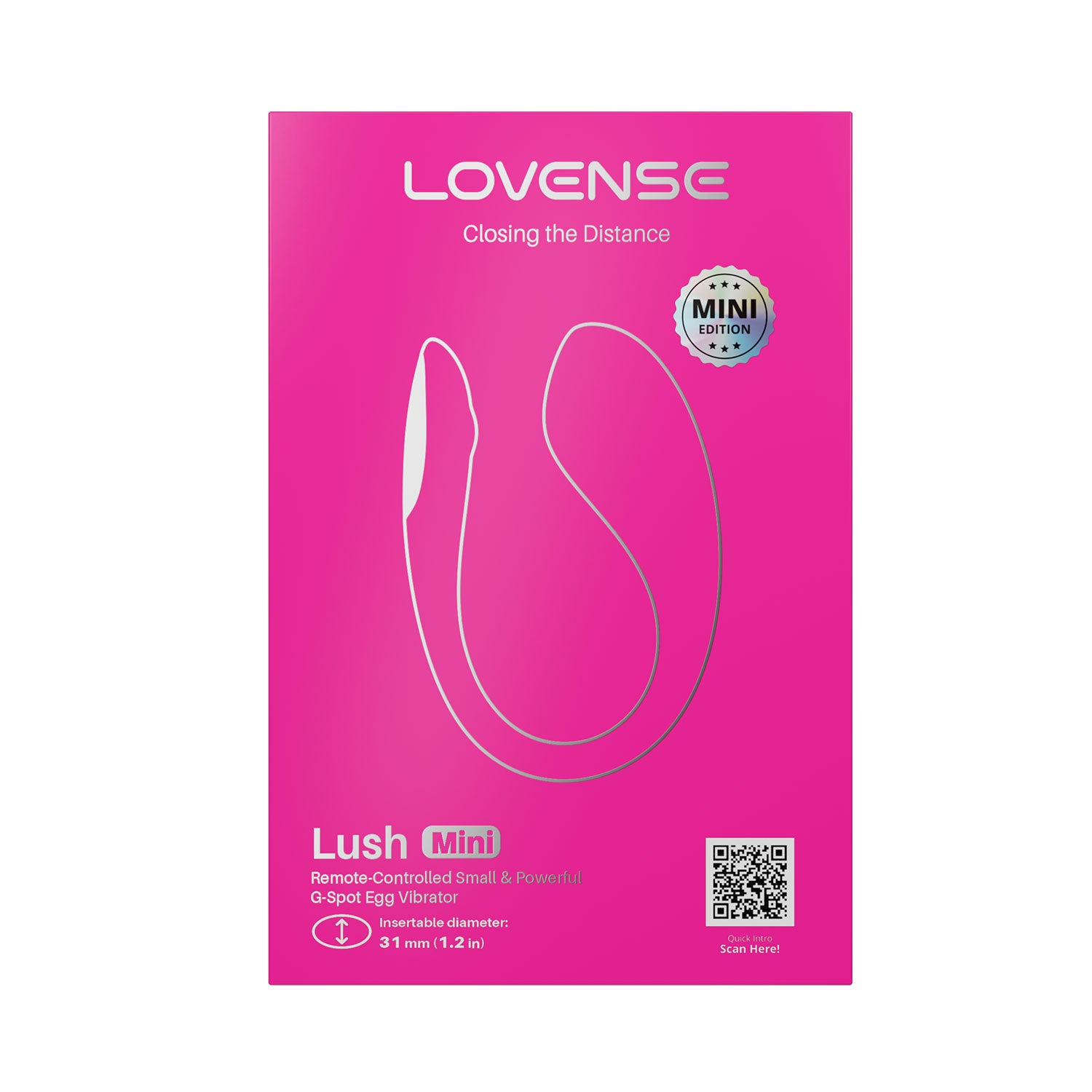 Lovense Lush Mini – App-Controlled Wearable G-Spot Vibrator